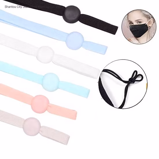 5mm Adjustable Elastic Band Adjustable Cord Elastic Ear Loop for Face Cover Masking Accessories