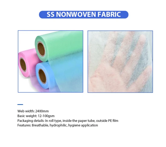Proceso de fabricación de telas no tejidas de PP/Tela no tejida de PP reciclable en China/Tela no tejida en fábrica de telas no tejidas en rollo